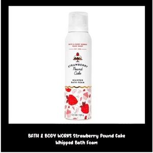 BATH & BODY WORKS Strawberry Pound Cake 3.5 Ounces Whipped Bath Foam
